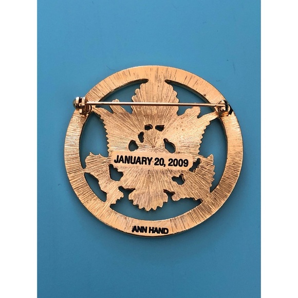 Rare Barack Obama Inaugural Pin - By Ann Hand - Picture 4 of 6